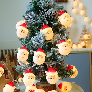 Cadena de luces LED de Navidad impermeable IP44 <span class=keywords><strong>Santa</strong></span> Claus muñeco de nieve Elk Festival atmósfera luz batería USB árbol de Navidad especial - Product Image 1