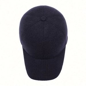 Casquette de baseball chaude d'hiver, résistante au froid, doublure en polaire, protection des oreilles, casquette de baseball en coton épais pour hommes - Product Image 2