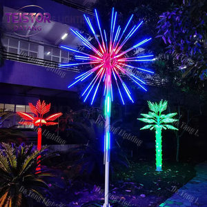 Lumières LED 3D à motif de feux d'artifice pour l'extérieur, pour la décoration de Noël et du Nouvel An - Product Image 4