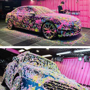 Vente en gros de shampoing de lavage de voiture en mousse de couleur professionnelle 4L 500ml savon liquide de nettoyage de voiture de dépoussiérage avec quatre couleurs disponibles - Product Image 4