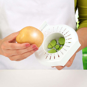 Cortador de Frutas Manual Ergonómico de Acero Inoxidable, Ajustable, Color Verde, para Cocina, de Plástico, para Uso Doméstico, a Bajo Precio - Product Image 3