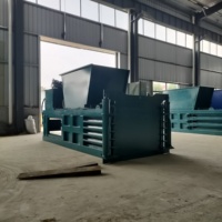 Presse à balles horizontale en plastique, presse à balles hydraulique pour la ligne de recyclage des films PET, PP, PE, des bouteilles, équipement industriel, usine