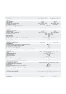 En stock onduleur SMA onduleur solaire hybride ensoleillé tripower peak 3 x haute tension 100-180kw onduleur solaire de haute qualité - Product Image 4