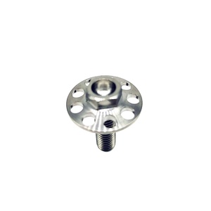 Boulons à bride hexagonale GR5 usinés CNC, fixations de roue de moto, aspect titane, finition anodisée, filetage UNC, personnalisables OEM - Product Image 2