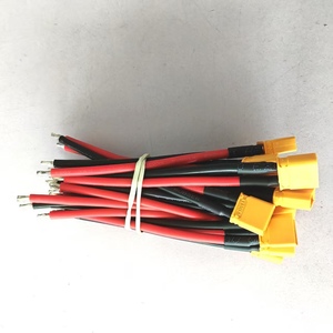 XT60 Ams Semiconductor mannelijke-vrouwelijke verlengkabel vertind koperen geleider PVC/PBT mantel elektronische connector - Product Image 1