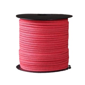 Whole roll of Korean velvet double-sided velvet flat leather <b>rope</b> imitation cowhide <b>bracelet</b> and necklace cord material DIY - Product Image 5