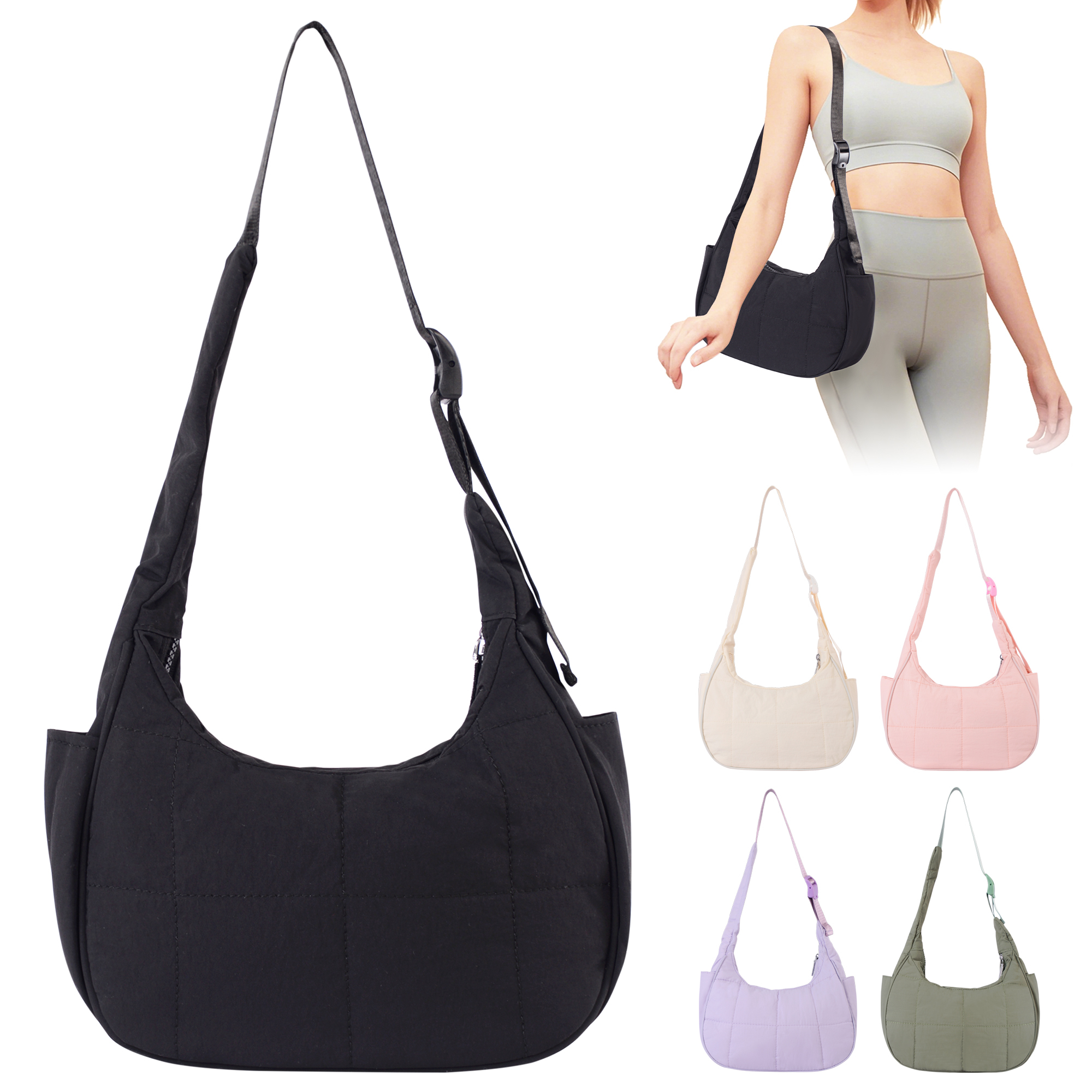 Lady Puffer Crescent Single Strap