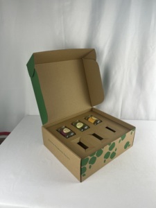 Recyclebaar Op Maat Gemaakte Logo E-Commerce E-Commerce Gegolfde Medicinale Farmaceutische Pillfles Pot Verzending Mailer Verpakking - Product Image 3