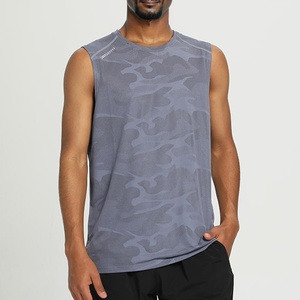 Summer Man Blank Tank Top Quick Dry Breathable Training Sleeveless Loose Shirts - Product Image 2