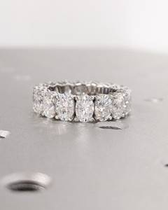 Ggia ได้รับการรับรอง CVD HPHT ตัดวงรีในห้องปฏิบัติการที่ปลูกเพชร14K 18K แข็งทองเต็มรูปแบบแหวนแต่งงานสำหรับผู้หญิงจำนวนมาก - Product Image 6