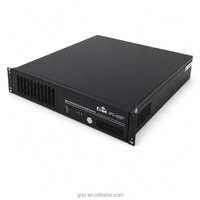 Ordinateur de poste de travail industriel GUORESOUN IPC-8207 2U, compatible avec Core I9 I7, DDR4 128 Go de RAM, double écran, télécommande intelligente