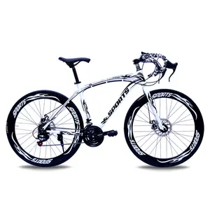 도매 고품질 26 인치 18 속도 700cc 더블 디스크 벤드 핸들 바 도로 자전거/자전거 도로 판매