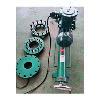Machine à poinçonner les tuyaux galvanisés DN100, assemblage et démontage simples, machine à ouvrir les tuyaux par pression, machine à percer