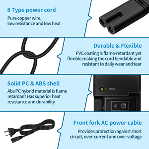 เครื่องชาร์จแบตเตอรี่กล้อง NP-FW50 US UK EU สำหรับ <span class=keywords><strong>Sony</strong></span> <span class=keywords><strong>A5000</strong></span> A5100 A7r A7s A7 A7s สอง A33 A3000 NEX-3N NEX-3F Rx10 Rx10m3 - Product Image 3