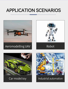 Servomoteur SG90 MG90S 9g 180 degrés 360 degrés à engrenages métalliques pour voiture RC, robot, automatisation industrielle - Product Image 4