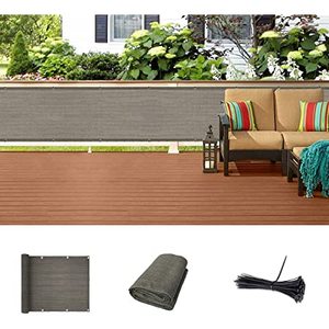Schermo per Privacy da Balcone in HDPE 180-220gsm con Protezione dal Vento e Cerniere - Product Image 6