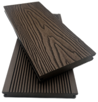 Oushe intérieur pvc wpc bois extérieur revêtement de sol composite kit de terrasse co extrusion dalles de terrasse
