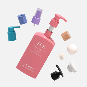 Contenitori Vuoti <span class=keywords><strong>Biodegradabili</strong></span> in PET da 350ml, Quadrati e Piatti, per Shampoo, Lozione e Crema Viso, con Pompa e Colore Personalizzato - Product Image 6
