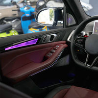 Kit d'éclairage d'ambiance dynamique en cristal pour BMW X5 (G05/G18) 2018-2026 – Amélioration de l'intérieur