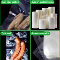 Rouleaux d'emballage alimentaire en plastique lisse de qualité alimentaire, rouleaux d'emballage transparents brillants en PA, sacs en nylon pour emballage sous vide