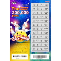 Laminage brillant, vernis de haute qualité, UV localisé, achat de billets de loterie en ligne, gagnez à l'achat