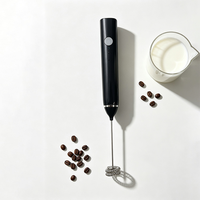 Mousseur à lait électrique portatif rechargeable par USB, mini fouet à mousse, mélangeur à café pour la maison et le café