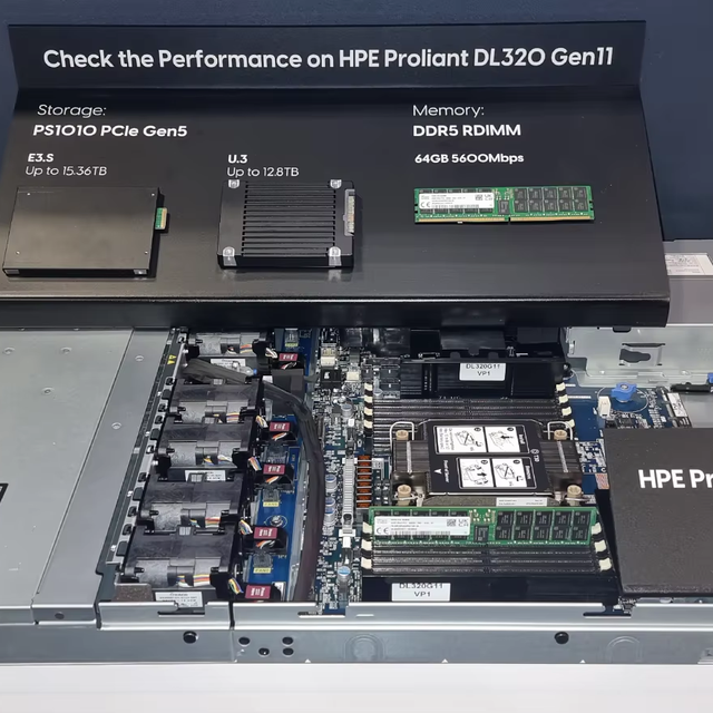 Good Price Server Gen11 Latest Generation Proliant DL320 G11 for Government and Enterprises in Stock