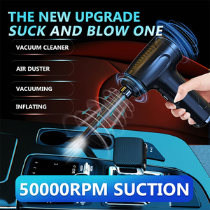 4-in-1 Battery Powered Wireless Handheld Vacuum Cleaner ABS Brushless Motor <b>USB</b> 120W Car Home Portable Wet Dry - Product Image 4