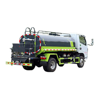Camion-citerne à eau diesel en acier inoxydable de 5000 m³ avec pulvérisateur multi-embouts de 1000 litres Dongfeng