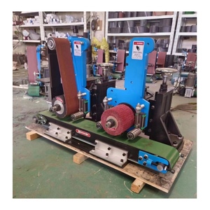 Machine de polissage et d'ébavurage de plaques métalliques plates de bureau - Product Image 1
