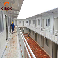 Cbox Complejo de Dormitorios, Alojamiento para Personal con Múltiples Habitaciones, Vivienda para Trabajadores, Casa Contenedor Modular Prefabricada Desmontable