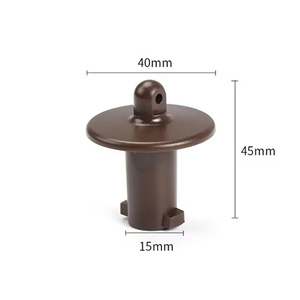 Guía de Sujeción para Cinturón de Seguridad de Mercedes-Benz, 40mm 45mm, Marrón Oscuro, ABS, Accesorio para Cinturones de Seguridad - Product Image 1
