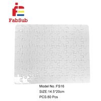 Puzzle à sublimer format A5, jouets éducatifs pour enfants, papier vierge pour sublimation, puzzle personnalisé