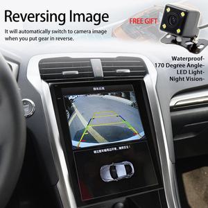 Lecteur multimédia vidéo pour voiture avec écran Android Tesla de 12,1 pouces, 256 Go de ROM, radio 2din, GPS, autoradio pour Ford Mondeo 2016 Fusion - Product Image 3