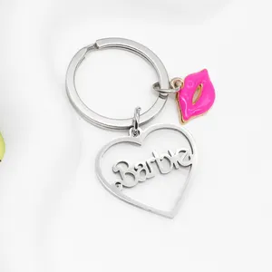 20 Pcs Heart Keychain Heart Claw Swivel Carabiner Keychain Spring Clip Bag  Connection Buckle Love Key Holder Keychain Clip Hook d Ring Homemade to