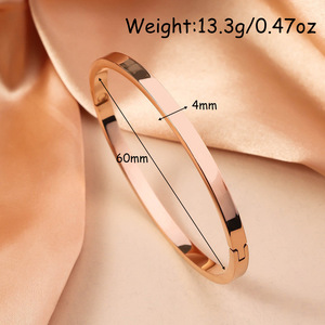 MW 도매 럭셔리 18K 금도금 스테인리스 스틸 팔찌: 크리스탈 라인스톤 여성용 팔찌 - Product Image 6