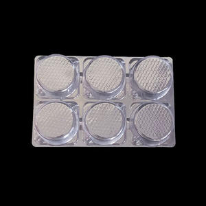 Plateau de nourriture de tarte à la citrouille à <span class=keywords><strong>6</strong></span> compartiments récipient en plastique pour gâteau - Product Image 5