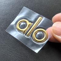 Etiquetas Termoadhesivas para Ropa al por Mayor, Logotipos 3D, Pegatinas con Nombre de Marca, Parches de Transferencia de Calor de Silicona TPU en Oro y Plata Personalizados para Gorras