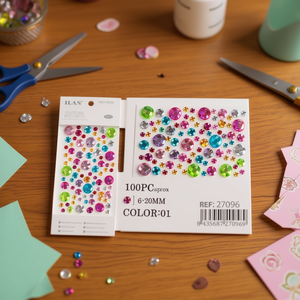 Strass Adesivi Multicolore 6-20mm per Artigianato e Decorazione - Product Image 2