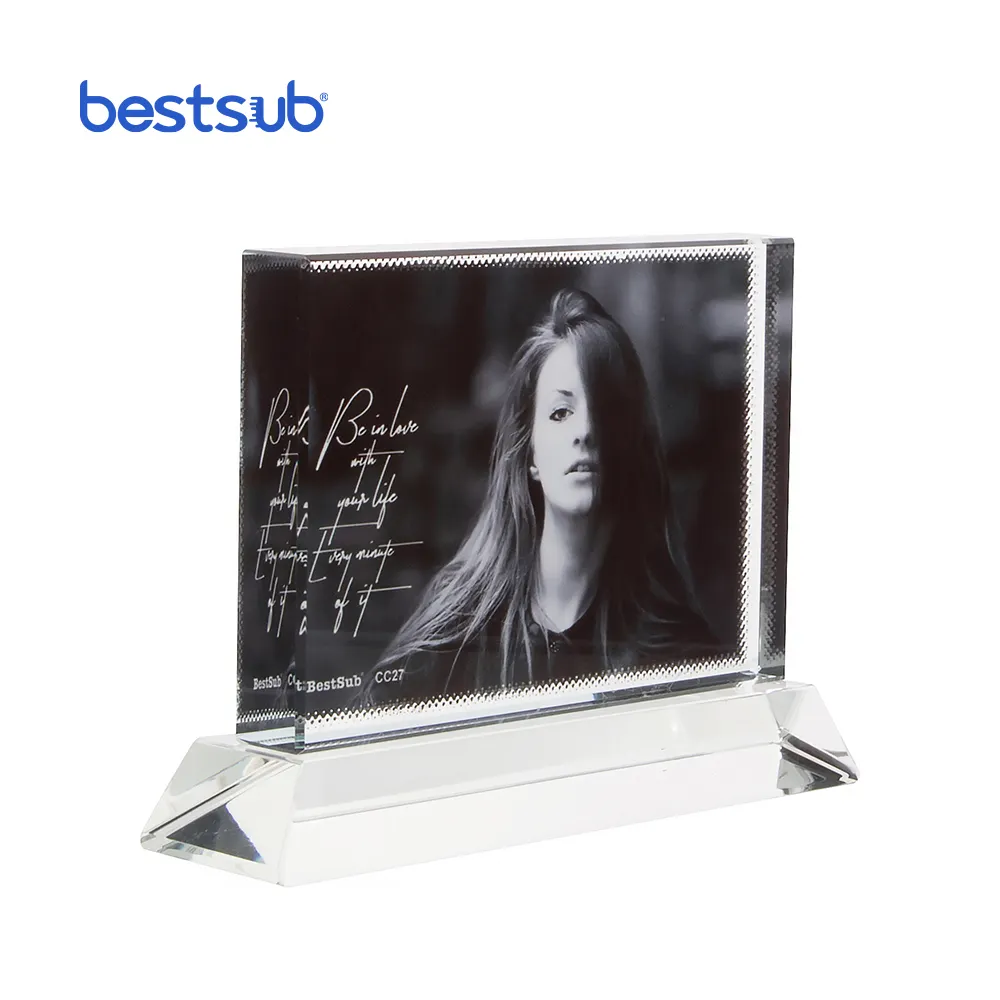 BestSub-pantalla en T personalizada, cristal de sublimación horizontal, venta al por mayor