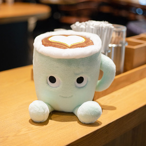 Nouvelle Tasse à Café Matcha Latte Rose Vif Créative Style Japonais <span class=keywords><strong>Moe</strong></span>, Poupée Anti-Stress en Peluche Ultra Douce avec Rembourrage en Coton PP, Cadeau - Product Image 3