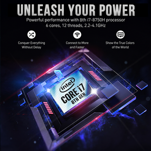 Portátil para Juegos de 16 Pulgadas al por Mayor, Intel <span class=keywords><strong>I7</strong></span> de 8.ª Generación, P106, 32 GB, SSD de 1 TB, IPS 1920x1200, Teclado RGB, Notebook OEM de Fábrica, Windows 11 - Product Image 3
