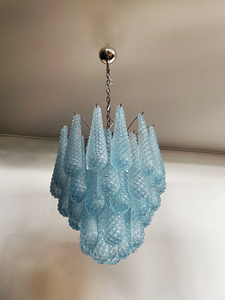 Lampadario <span class=keywords><strong>a</strong></span> <span class=keywords><strong>sospensione</strong></span> con petali di vetro Murano blu con Design in stile <span class=keywords><strong>Vintage</strong></span> italiano - Product Image 6