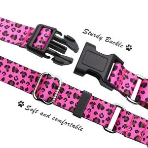 Collar de perro de poliéster de martingala de entrenamiento de seguridad duradero, característica de liberación rápida, cintas con estampado de animales de estilo occidental, decoración para gatos - Product Image 3