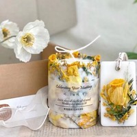 Velas Aromáticas Modernas de Lujo con Aroma a Rosas, Diseño Cilíndrico en Relieve, Cera de Soya Hecha a Mano, Aromaterapia, Hogar Dulce, Diwali