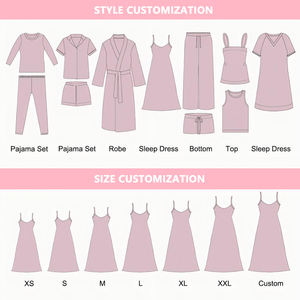 Gaun Tidur Satin Berenda dengan Bantalan Dada, Model Deep V Seksi <span class=keywords><strong>Unisex</strong></span>, Ukuran Besar, Set Pakaian Rumah Tanpa Bahan Khusus - Product Image 4