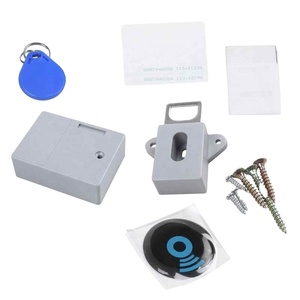Serrure de placard électronique invisible sans RFID, à ouverture intelligente, pour armoire, placard à chaussures, tiroir, porte, serrure électronique sombre - Product Image 1