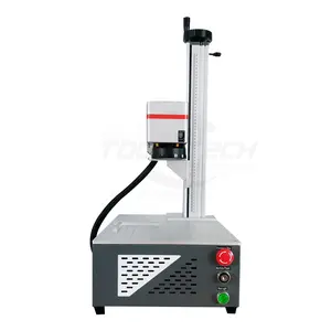 20W 30W 50W mini portable desktop metal plastic jewelry color MOPA code logo optical fiber laser marking machine for stainless s