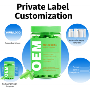 Fabricante de Cápsulas Veganas de Suplementos Dietéticos para el METABOLISMO, Venta al Por Mayor OEM, Lanzamiento Rápido, Personalización Flexible - Product Image 2