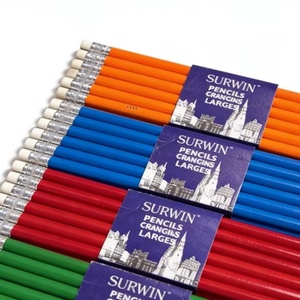 Juego de Lápices de Madera Personalizados al por Mayor, Dureza HB, 4 Colores, Mina Negra, Suministros de Papelería OEM, Directo de Fábrica en China - Product Image 4